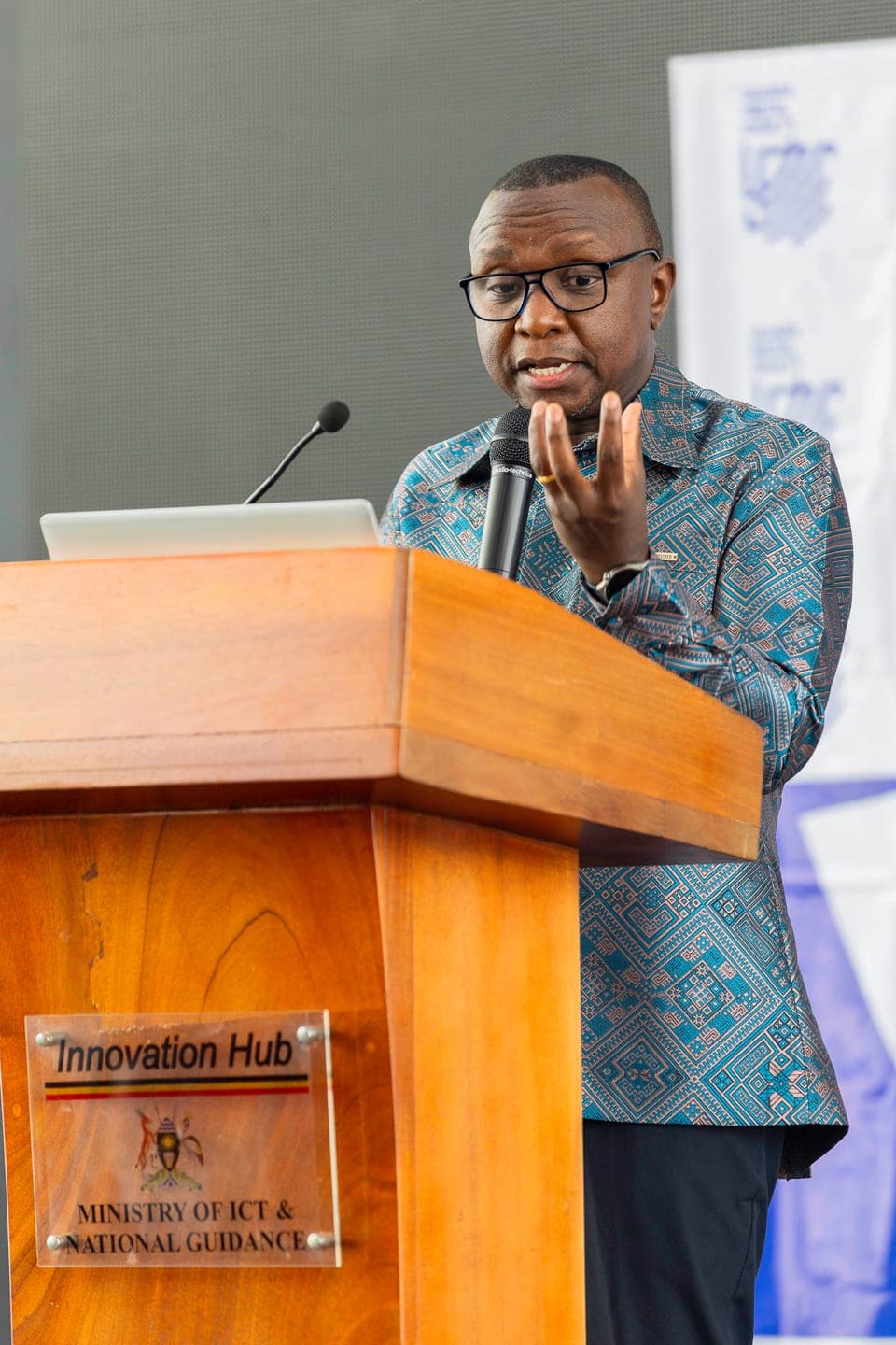 Audience member speaking